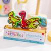 Ins estilo coreano infantil tema jurássico vela quatro estações bolo suprimentos para assar festa aniversário urso vela