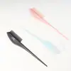Pincel para Teñir el Cabello Perlado con Purpurina Pincel de Aceite para Teñir el Cabello Peine Transparente Escarchado para Teñir el Cabello Peine para Mechas Herramientas de Peluquería