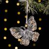 Novos Suprimentos de Decoração de Natal Pingente Acrílico com Lantejoulas de Alta Qualidade Ornamento Transparente para Pendurar Pingente para Árvore de Natal