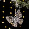 Nuevos Suministros de Decoración Navideña Haobei Colgantes Acrílicos de Lentejuelas de Alta Gama Colgantes Transparentes Colgantes para Árbol de Navidad