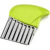 Cuchillo para Patatas de Acero Inoxidable Cuchillo Creativo para Patatas con Onda Cuchillo para Cortar Patatas Papas Fritas Gadget de Cocina Espiga Cortador de Patatas