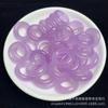Morado Hielo 20mm Anillo Seiko Anillo para Correr Accesorios de Joyería de Jade DIY Pendientes Cadena para Clavícula Anillo Circular Piezas de Anillo de Jade