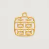 Pingente de Metal Caractere Dupla Felicidade Caixa de Presente Acessórios Mini Pingente Casamento Chinês Caixa de Doces Sacola de Doces Decorações Redondo Dupla Felicidade