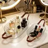 Cesta de Almacenamiento para Ducha de Baño para Estudiantes, Cesta de Drenaje para Dormitorio, Cesta de Ducha Transparente Simple, Cesta para Maquillaje