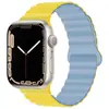 Atacado Adequado para Apple iWatch Pulseira de Relógio Magnética com Padrão Ondulado Pulseira Magnética Única de Silicone Pulseira Loop S10