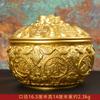 Tigela de Tesouro de Moedas de Latão Hongda Tigela Grande de Sapo Dourado Bacia de Cobre Entrada de Casa Ornamento de Tigela de Tesouro de Sapo Dourado de Cobre