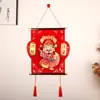 Colgante de Año Nuevo Festival de Primavera, Cabeza Sacudidora, Decoración Colgante del Dios de la Riqueza, Oscilación Automática para Atraer Riqueza y Tesoro, Pintura Colgante para Sala de Estar