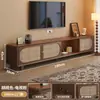Móvel de TV para sala de estar, novo modelo 2026, armário de armazenamento para apartamentos pequenos, combinação integrada de mesa de centro retrátil e móvel de TV
