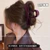 Clip de Pinza Simple con Lazo Marrón Chocolate de Alta Calidad Clip Grande de Tiburón Horquilla para el Cabello Cabeza de Mujer Nuevo Estilo 2024 Cabello