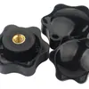 Núcleo de Cobre Furo Cego Cabeça de Flor de Ameixa Porca de Borracha Apertada à Mão Porca com Furo Passante Porca com Cabo de Plástico M4/M5/M6/M8/M10