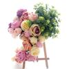 Rosa Imperial de Alta Qualidade Cabeça de Concubina 240 Tecido de Panos Flor de Parede Flor de Seda Contendo Fruta Flor Artificial de Casamento
