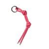 Chaveiro Pingente de Corda de Couro Colorida Simples de Nicho Couro Trançado DIY Artesanal Acessórios de Pendurar em Bolsa Versátil
