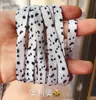 Zapatos Blancos de Degradado Colorido con Estampado de Patrón Arcoíris de Doble Capa, Cordones Brillantes, Cordones Multicolor al por Mayor Personalización