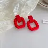Brincos Ankora Série Vermelha Gota de Óleo Amor Outono e Inverno Moda Estilo Casual Leve Luxo Brincos de Alta Qualidade para Mulheres