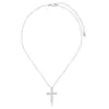Joia Transfronteiriça Europeia e Americana Amazon Cruz de Diamante Corrente de Clavícula de Luxo Leve Colar Feminino Colar com Design de Nicho