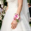 Nueva decoración de flor de muñeca de planta, decoración de flor de muñeca de Phalaenopsis, flor de decoración nupcial para bodas