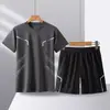 Conjunto Deportivo de Verano 2026 para Hombre: Camiseta de Manga Corta, Jersey de Baloncesto, Estilo Coreano Moderno Versátil Conjunto Casual de Dos Piezas