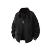 Ropa Exterior Retro Americana para Hombre Chaqueta con Retazos de Colores de Solapa Tendencia Chaqueta Casual de Alta Gama Estilo Ropa de Trabajo