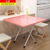 Mesa de jantar pequena para uso doméstico Mesa de jantar Dormitório Aprendizagem Mesa pequena simples Mesa portátil ao ar livre Mesa dobrável de jantar por atacado