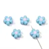 11mm Globos de Pintura Acrílica Coloridos Flor de Globo Cuentas Sueltas Material para Pulseras Hechas a Mano DIY Accesorios de Joyería