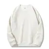 Novedad Otoño e Invierno 2025 Popular Chaqueta Holgada para Hombre Peso Pesado 16 Colores Sudaderas Gruesas con Forro Polar Cuello Redondo para Parejas