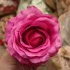 Cabezas de Flores de Rosa Artificiales para Decoración de Boda, Flores de Rosa de Seda de 10 cm para Arco Pared de Fondo DIY Hecho a Mano Estilo Bosque Floral