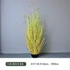 Decoración de Caña Artificial y Hierba de Cola de Perro Planta Verde Arreglo para Interiores del Hogar Césped Floral Paisajismo Césped de Cebolla Artificial Lirio de los Valles