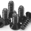 Tornillos Autorroscantes de Acero Inoxidable 201 con Cabeza Avellanada Phillips y Cola Plana Negro Kb M2/M3/M4
