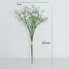 3 Buquês de Mosquitinho de Plástico Macio para Decoração de Casa, Arranjos de Flores Artificiais, Flores de Mosquitinho de Plástico, Venda Quente Transfronteiriça