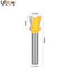 Cortador de escalón Reken Mango 1/4 Herramienta de fresado para carpintería Cortador pequeño de cola de milano Cortador para tallar Herramienta para ranurar