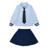 Conjunto de Saia Uniforme JK Estilo Preppy para Meninas, Blazer Estiloso de Policial Judy Rabbit, Conjunto de Três Peças com Saia Plissada
