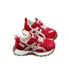 Zapatos de Padre de Suela Gruesa Rojos de Venta Caliente Europeos para Mujer, Nuevo Modelo Primavera Temprana 2026, Zapatos Deportivos Casuales para Exteriores