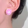 Pendientes de Ojo de Diablo de Zirconia Transfronterizos Europeos y Americanos para Mujer, Estilo Fresco y Moderno de Venta Caliente en Comercio Exterior, Pendientes de Nicho