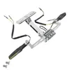 Accesorios de Modificación para Motocicleta Soporte Universal para Matrícula de Cola Corta con Luz LED y Juego Combinado de Luces Intermitentes