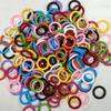 Em Estoque Argolas Coloridas de Mola Liga de Zinco Fivela de Mola Pingente para Bolsa Chaveiro Acessórios DIY Metal Argolas de Mola Abertas