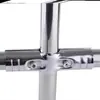 Conexões de Tubo para Suportes de Flores, Expositores de Roupas, Conectores de Tubo de Aço Inoxidável de 25mm, Varal de Roupas, Conectores de Tubo de Seis Pontos, Acessórios