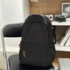 Mochila Escolar, Mochila Ligera Simple de Color Sólido para la Escuela y Viajes de Estudio