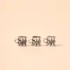 Hebilla de plata de Xizang colgante de collar hecho a mano diy aleación tendencia retro joyería cuerda de pulsera agujero para colgar cuentas de plata antiguas venta al por mayor