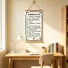"""Bons Hábitos de Estudo""" - Guie corretamente o quarto de estudo, o quarto, a sala de estar e a educação em casa das crianças com a arte de parede decorativa K2"""