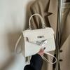 Bolso de Alta Gama Transfronterizo para Mujer Primavera y Verano 2025 Nueva Moda Nicho Bolso de Hombro Cruzado para Mujer Estilo Coreano Bolso Kelly