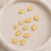 Paquete de oro de 18 quilates cuentas con forma cuentas de oro pequeñas caras y perlas de plata rotas cuentas irregulares cuentas cuentas sueltas