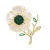 Broche Sentido Avanzado Nicho Flor de Concha Natural Ágata Flor de Concha Corsage de Alta Gama Chaqueta Moda Elegante Traje Versátil Accesorios