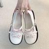 Nuevos Zapatos Mary Jane Versátiles para Mujer Primavera/Verano Lindos Flats de Niña Estilo Japonés Zapatos Pequeños de Cuero para Mujer 2025