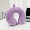 Almohada de Espuma Viscoelástica en Forma de U al por Mayor Transfronterizo Oficina Hora de Almuerzo Dormir de Lado Almohada para el Cuello Avión Tren Almacenamiento Almohada para la Columna Cervical