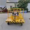 Caja de Asiento Grande con Barandillas Altas Delanteras y Traseras, Camión Eléctrico de Plataforma, Camión Grande de Transferencia, Carga Grande con Alta Capacidad de Carga