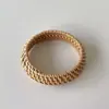 Pulseira de Rattan Trançado Xu Artisan Vietnamita Feita à Mão Trançada Vintage Versátil Estilo Étnico Boêmio Acompanhamento de Cerimônia para Homens e Mulheres