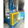 Máquina de corte vertical de barril de ferro grande, semiautomática, máquina de corte de tampa de barril aberto, equipamento de corte de barril químico hidráulico
