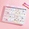 Tiritas de Dibujos Animados 20 Piezas en Caja, Lindo Corazón Femenino, Tiritas de Belleza Hemostáticas Portátiles, Vendaje Ok para Estudiantes y el Hogar