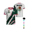 Comércio Exterior Transfronteiriço Mais Vendido Camisa do México Estampa Digital 3D Malha Respirável Camiseta Masculina de Manga Curta Atacado do Fabricante