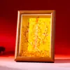 Amuleto de matrimonio taoísta con marco pintado en dorado, decoración para la sala de estar para atraer el amor, adecuado para la mesa de la entrada, un regalo para hombres y mujeres en el Festival Qixi o el Día de San Valentín